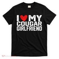 I Love My Cougar Girlfriend I Heart My Cougar Girlfriend T-Shirt thumb 0