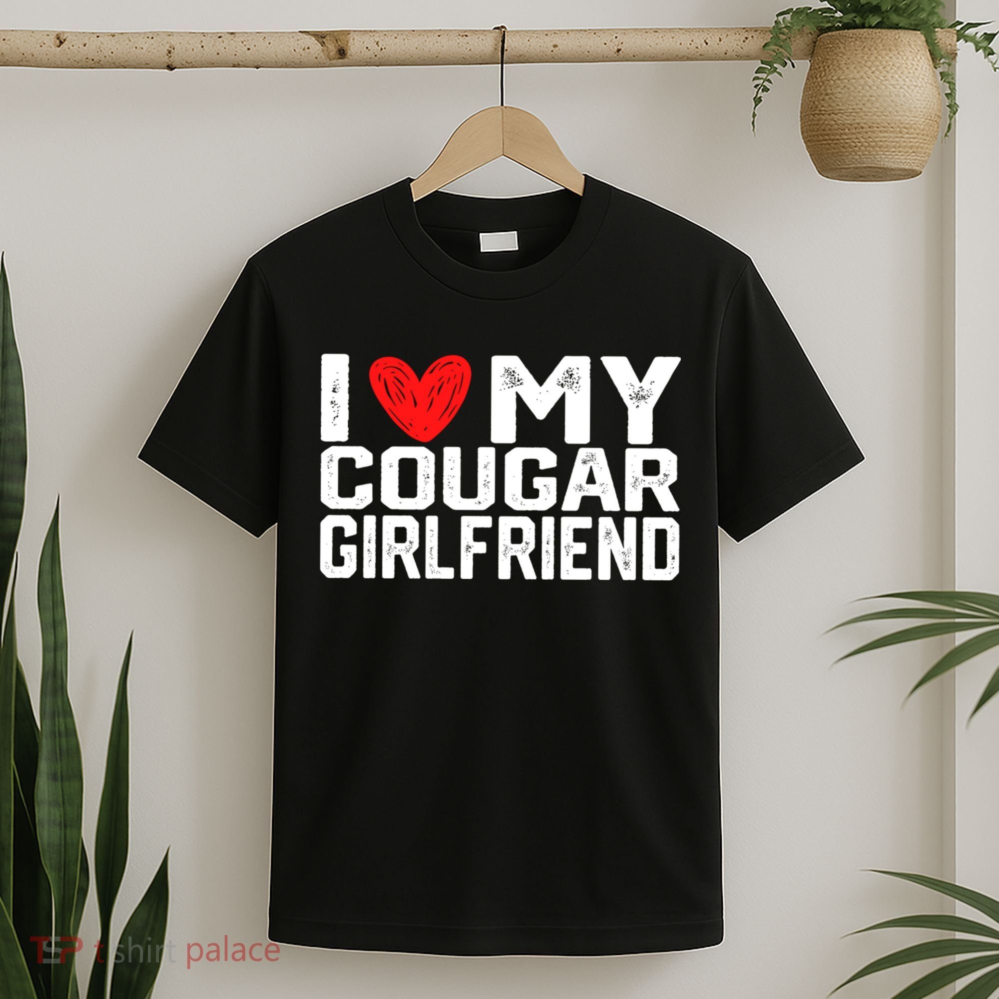 I Love My Cougar Girlfriend I Heart My Cougar Girlfriend T-Shirt