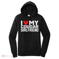 I Love My Cougar Girlfriend I Heart My Cougar Girlfriend Women's Hoodie thumb 0