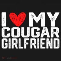 I Love My Cougar Girlfriend I Heart My Cougar Girlfriend Women's Hoodie thumb 2