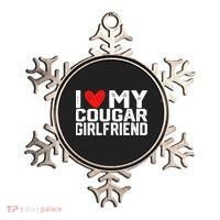 I Love My Cougar Girlfriend I Heart My Cougar Girlfriend Ornament thumb 0