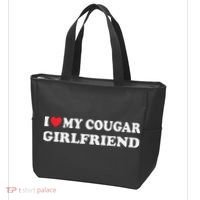 I Love My Cougar Girlfriend I Heart My Cougar Girlfriend GF Tote Bag thumb 3