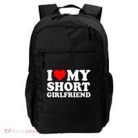 I Love My Short GF | I Love My Short Girlfriend GF Backpack thumb 0