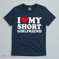I Love My Short GF | I Love My Short Girlfriend GF T-Shirt thumb 5