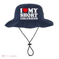 I Love My Short GF | I Love My Short Girlfriend GF Bucket Hat thumb 0