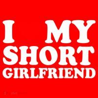 I Love My Short GF | I Love My Short Girlfriend GF Santa Hat thumb 1