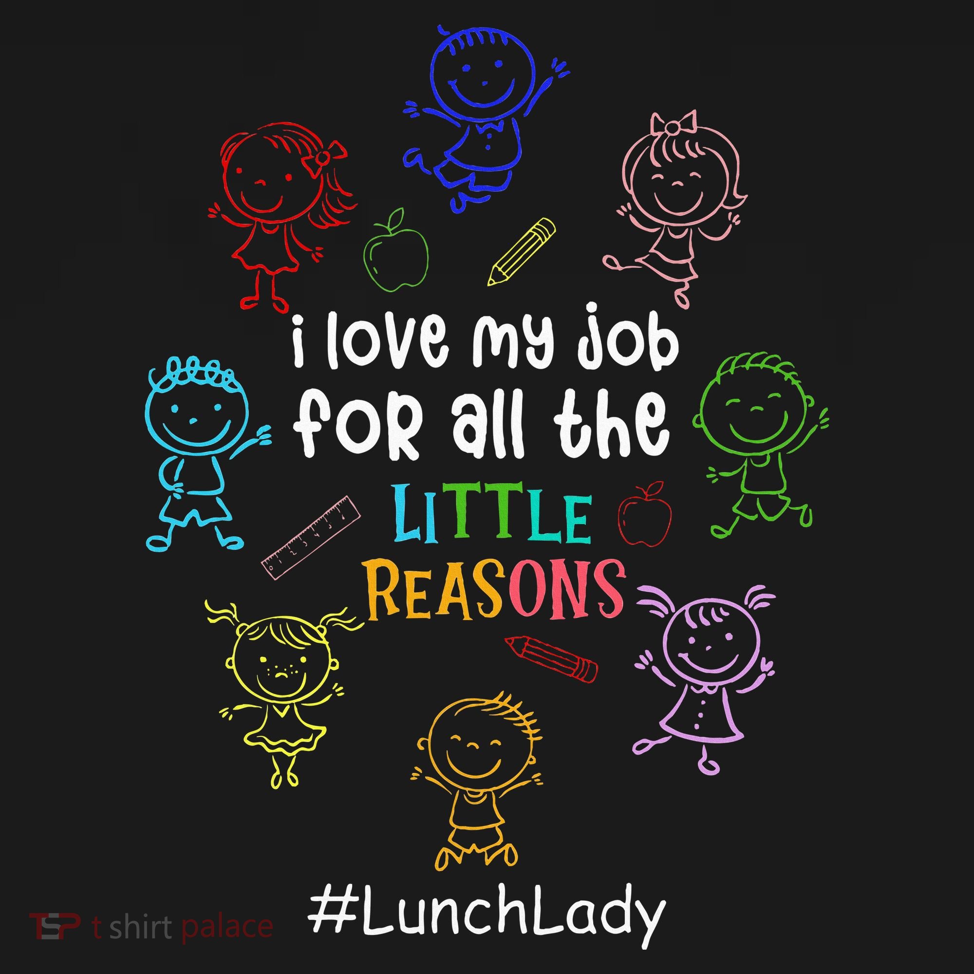 I Love My Job Lunch Lady Happy First Day Of School Bucket Hat