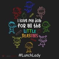 I Love My Job Lunch Lady Happy First Day Of School Beanie thumb 2