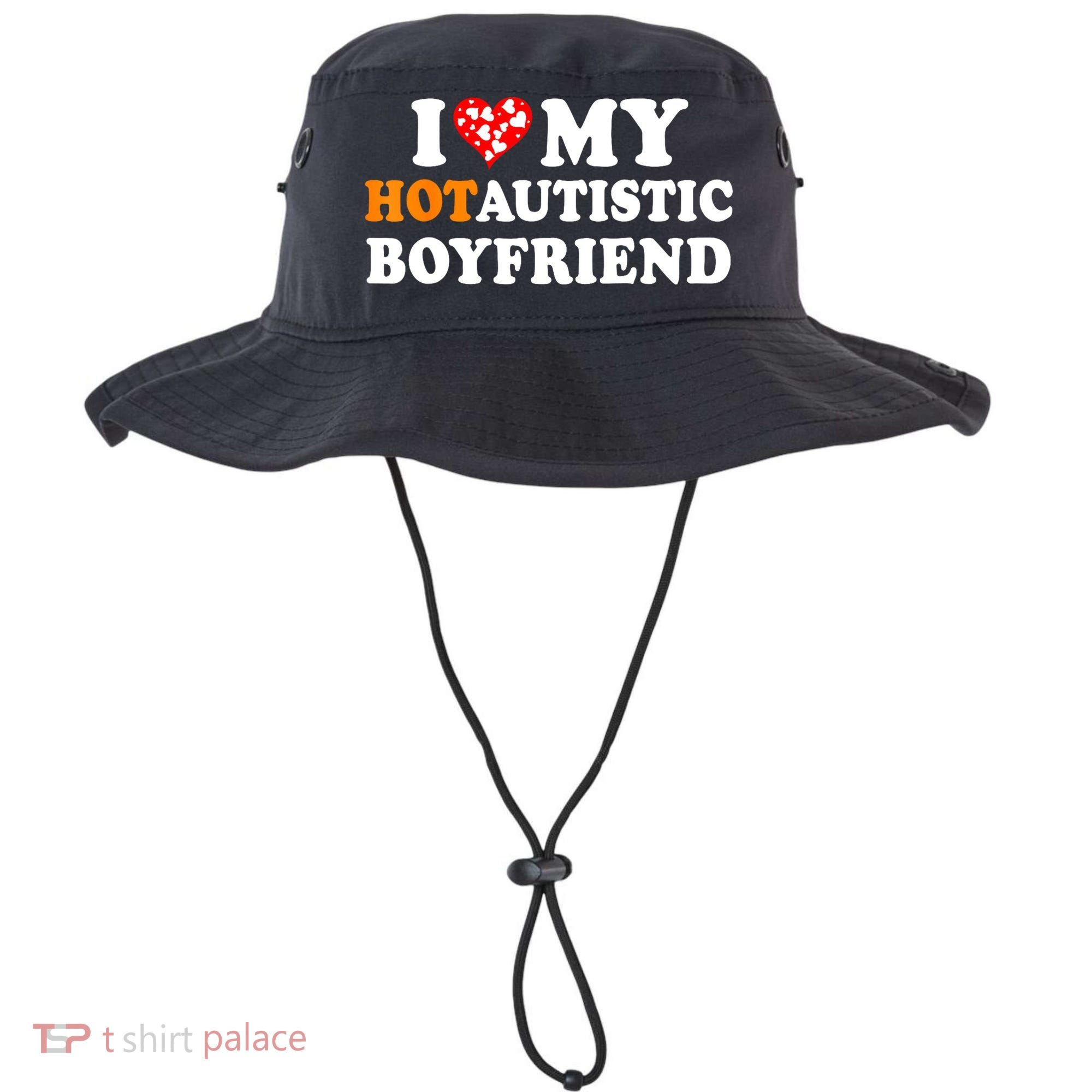 I Love My Hot Autistic Boyfriend Bucket Hat