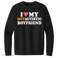 I Love My Hot Autistic Boyfriend V.I.T. Fleece Crew Sweatshirt thumb 0
