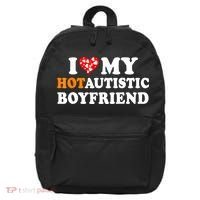I Love My Hot Autistic Boyfriend 16 in Basic Backpack thumb 0