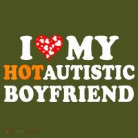 I Love My Hot Autistic Boyfriend The Baniff Cuffed Pom Beanie thumb 2