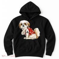 I Love Mom Tattoo Shih Tzu Mom Funny Mother's Day Gift Hoodie thumb 0