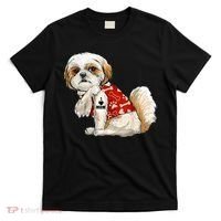 I Love Mom Tattoo Shih Tzu Mom Funny Mother's Day Gift T-Shirt thumb 0