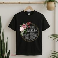 I Like Murder Shows Comfy Clothes T-Shirt thumb 2