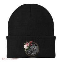 I Like Murder Shows Comfy Clothes Beanie thumb 0