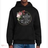 I Like Murder Shows Comfy Clothes District V.I.T. Heavyweight Hoodie thumb 0