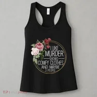 I Like Murder Shows Comfy Clothes Women's Tank Top thumb 3