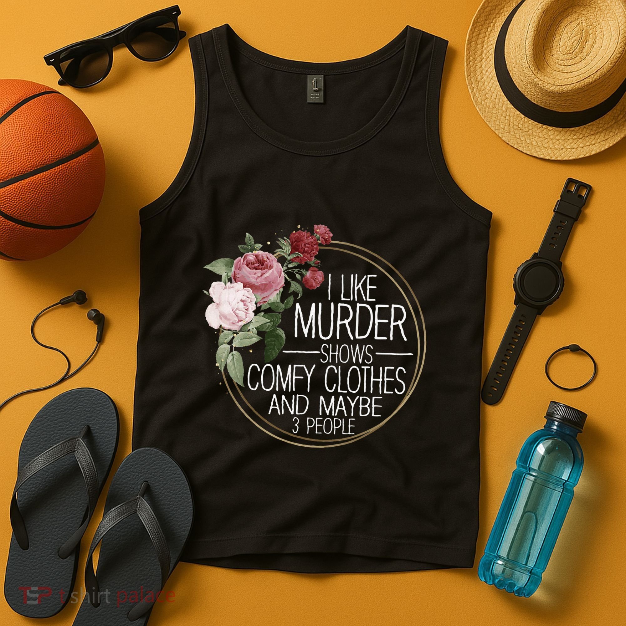 I Like Murder Shows Comfy Clothes Tank Top