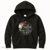I Like Murder Shows Comfy Clothes Kids Hoodie thumb 0