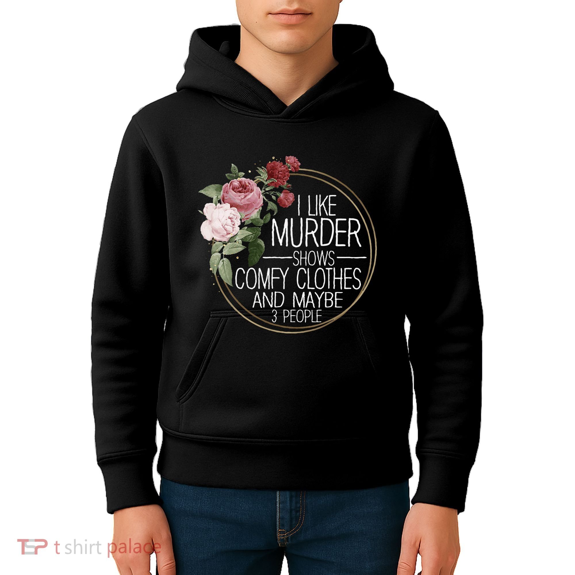 I Like Murder Shows Comfy Clothes Kids Hoodie