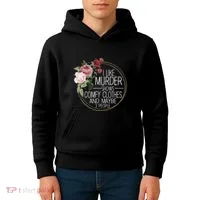 I Like Murder Shows Comfy Clothes Kids Hoodie thumb 4
