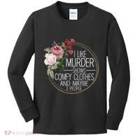 I Like Murder Shows Comfy Clothes Kids Long Sleeve Shirt thumb 0