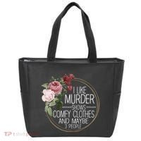 I Like Murder Shows Comfy Clothes Tote Bag thumb 0
