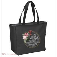 I Like Murder Shows Comfy Clothes Tote Bag thumb 2