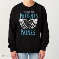 I Love My Patients To The Bones Chiropractor Chiropractic Women's Sweatshirt thumb 0