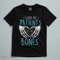 I Love My Patients To The Bones Chiropractor Chiropractic T-Shirt thumb 5