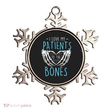 I Love My Patients To The Bones Chiropractor Chiropractic Ornament