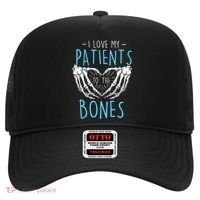I Love My Patients To The Bones Chiropractor Chiropractic Hat thumb 0
