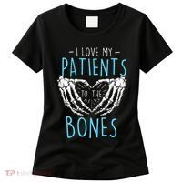 I Love My Patients To The Bones Chiropractor Chiropractic Women's T-Shirt thumb 0