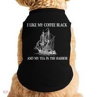 I Like My Coffee Black And Tea In The Harbor Doggie Tank thumb 0