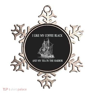 I Like My Coffee Black And Tea In The Harbor Ornament