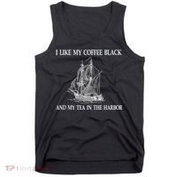 I Like My Coffee Black And Tea In The Harbor Tank Top thumb 0