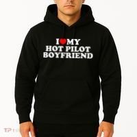 I Love My Hot Pilot Boyfriend Hoodie thumb 2