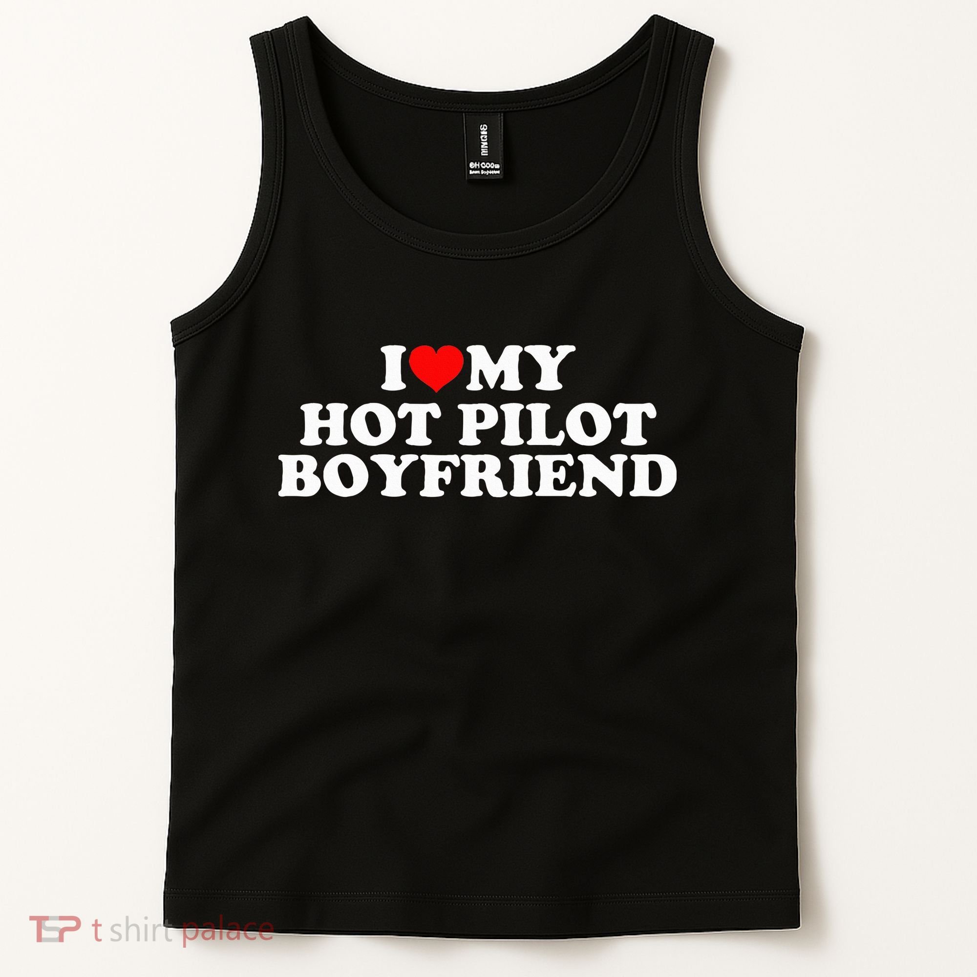 I Love My Hot Pilot Boyfriend Tank Top