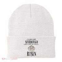 I Like My Sourdough Like I Like My Jesus Risen Bread Baker Beanie thumb 0