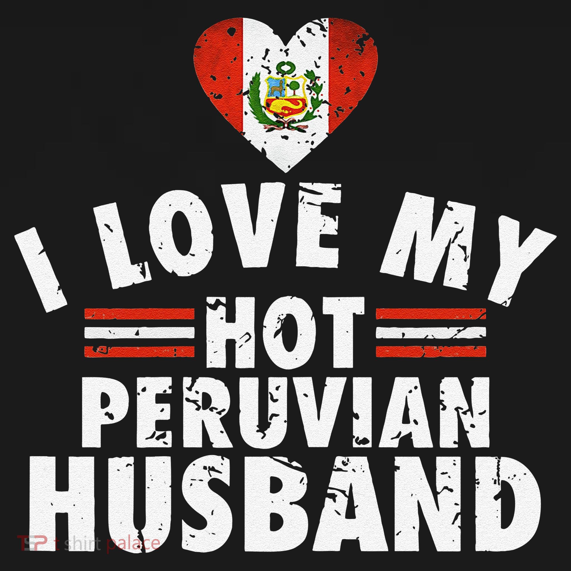 I Love My Hot Peruvian Husband Anniversary Birthday Women's Tank Top
