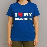I Love My Grand Favorite Family Member Valentines Gift T-Shirt thumb 4