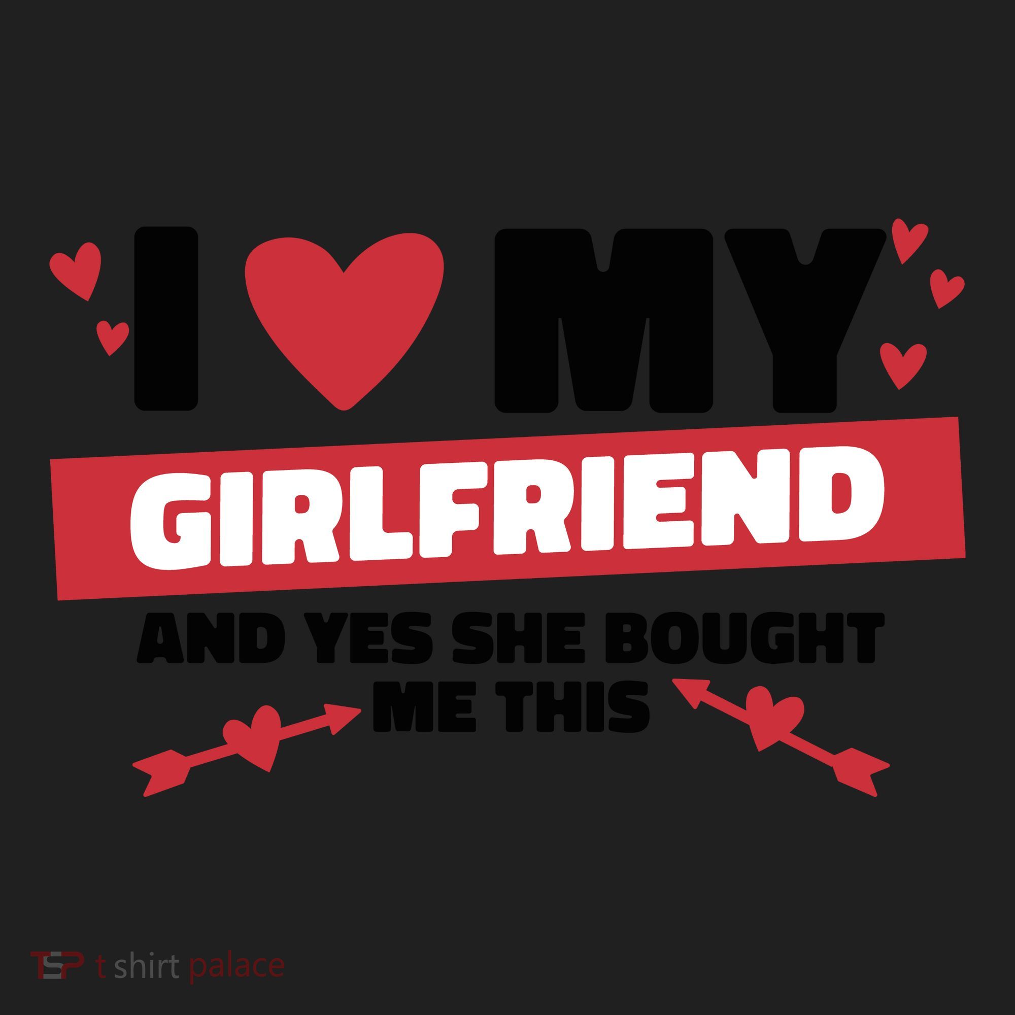 I Love My Girlfriend And Yes She Bought Me This Women's Sweatshirt
