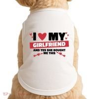 I Love My Girlfriend And Yes She Bought Me This Doggie Tank thumb 0