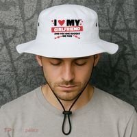 I Love My Girlfriend And Yes She Bought Me This Bucket Hat thumb 2