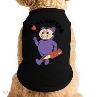 I Love My Haters Teddy Bear Doggie Tank thumb 0