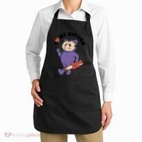 I Love My Haters Teddy Bear Apron thumb 2