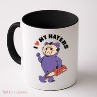 I Love My Haters Teddy Bear Coffee Mug thumb 0