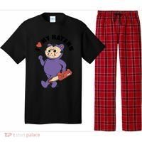 I Love My Haters Teddy Bear Pajama Set thumb 0