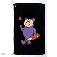 I Love My Haters Teddy Bear Golf Towel thumb 0